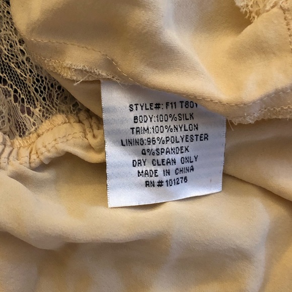 Foley+Corinna ivory silk top sz xs - Picture 5 of 5